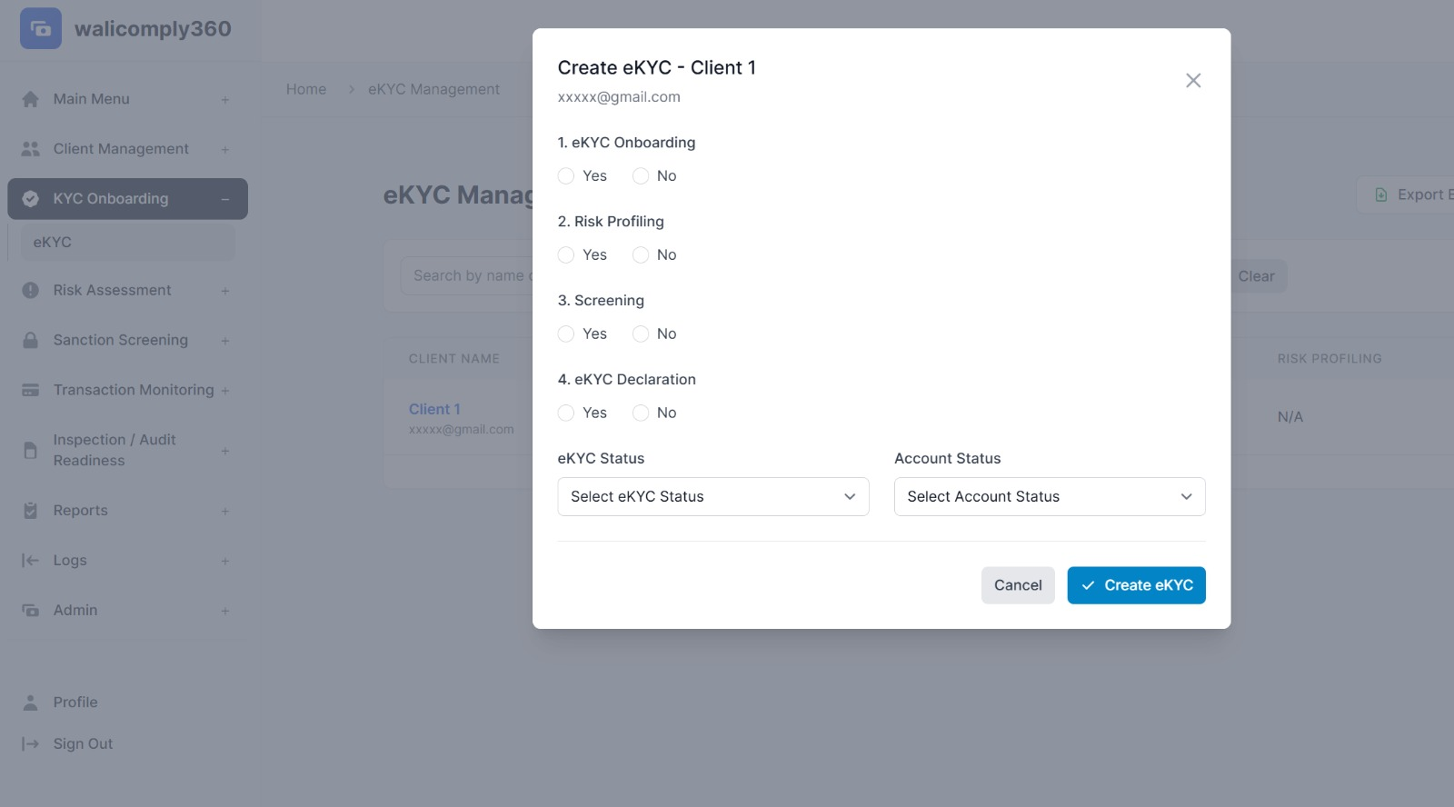 KYC Management Module